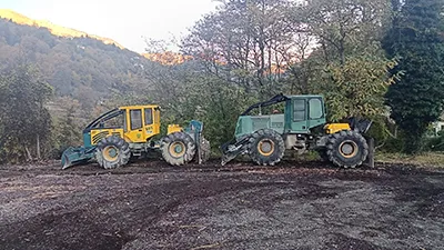 Engins pour exploitation des forêts et parcelles